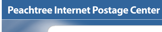 Peachtree Internet Postage Center